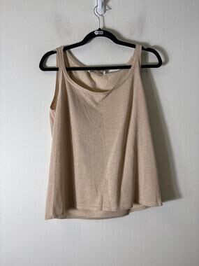 Belford Gold Shimmer Tank Sz XL